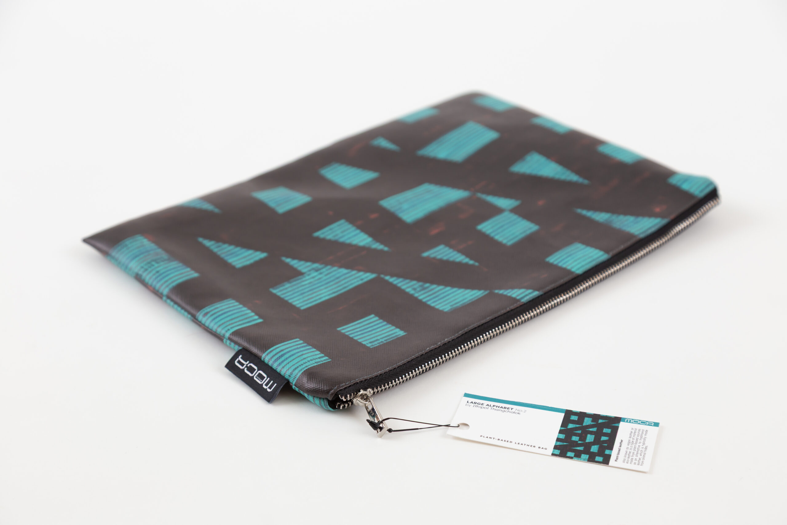 "Large Alphabet No.2" vegan clutch