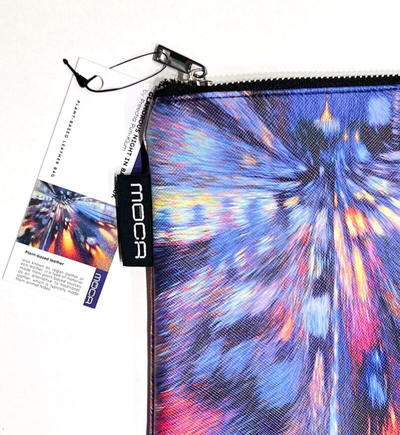 “Glamorous Night in Bangkok” vegan clutch
