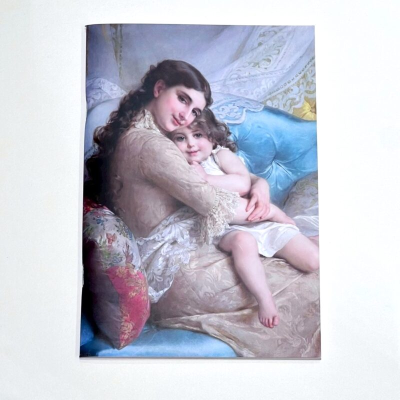 Notebook with art cover