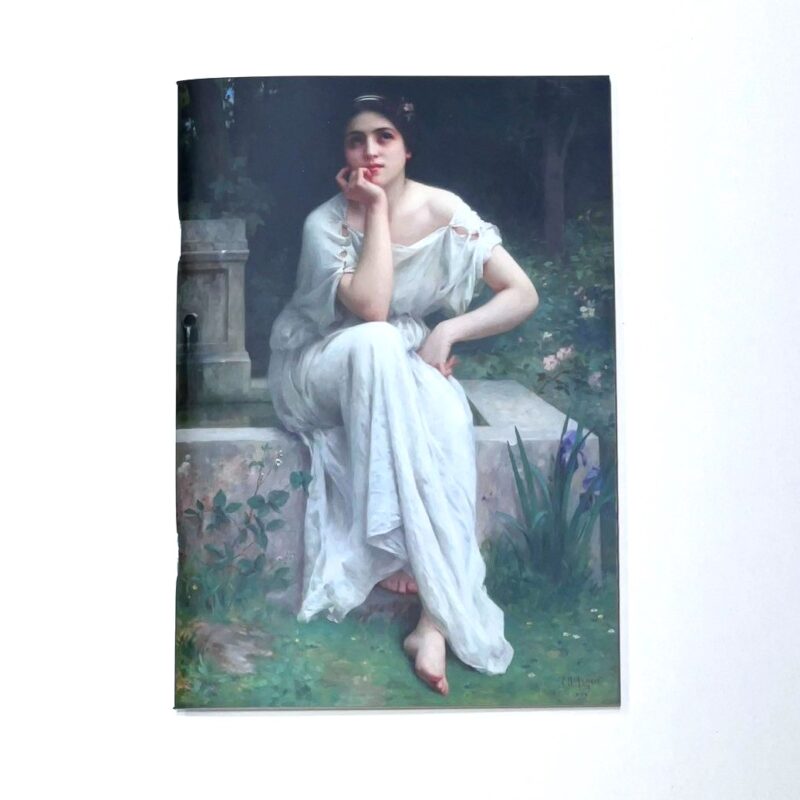 Notebook with art cover