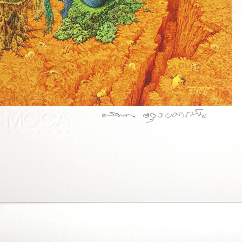 "VILLAGE AND TOWN CORRUPTION" Print on paper