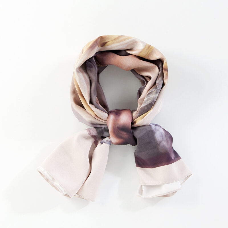 "‘The Contemplation (Mirror)’ – Art scarf