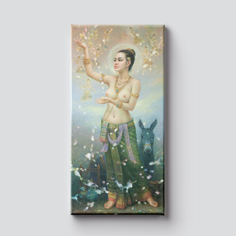 “MONTHA DEVI 2016” Print on Canvas by Sompop Budtarad